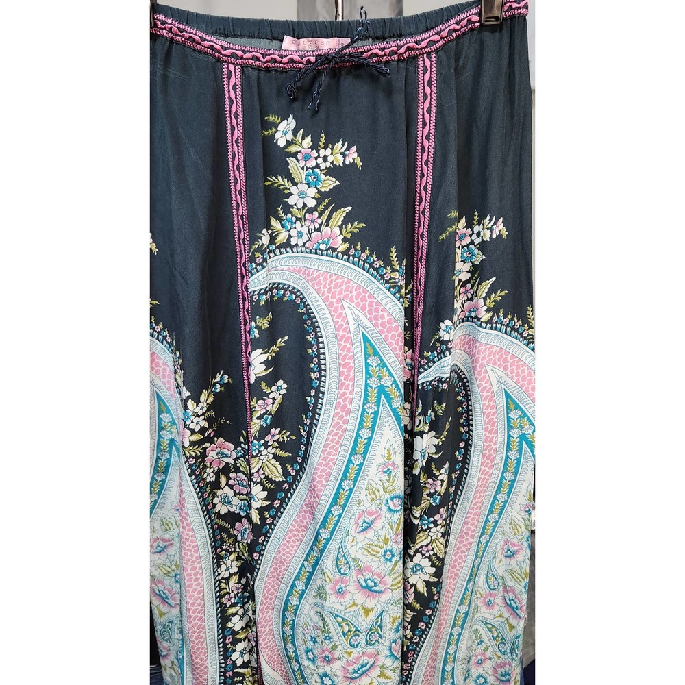 Calypso St. Barth Printed Silk Maxi Dress S - Picture 2 of 4